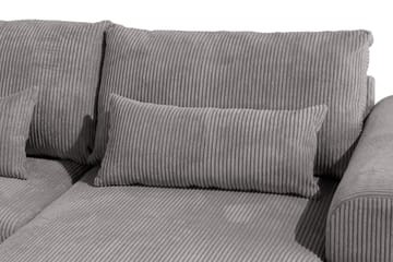 Copenhagen 5-sits Vänstervänd U-formad Soffa med Divan och Schäslong i Manchester - Mörkgrå - Möbler - Vardagsrum - Soffor - U-soffor
