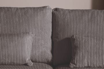 Copenhagen 5-sits Vänstervänd U-formad Soffa med Divan och Schäslong i Manchester - Mörkgrå - Möbler - Vardagsrum - Soffor - U-soffor