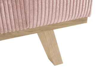 Copenhagen 5-sits Vänstervänd U-formad Soffa med Divan och Schäslong i Manchester - Rosa - Möbler - Vardagsrum - Soffor - U-soffor