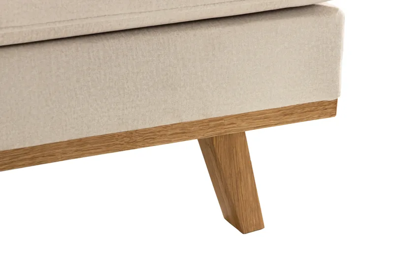 Copenhagen 5-sits Vänstervänd U-formad Soffa med Divan och Schäslong i Sammet - Beige - Möbler - Vardagsrum - Soffor - U-soffor