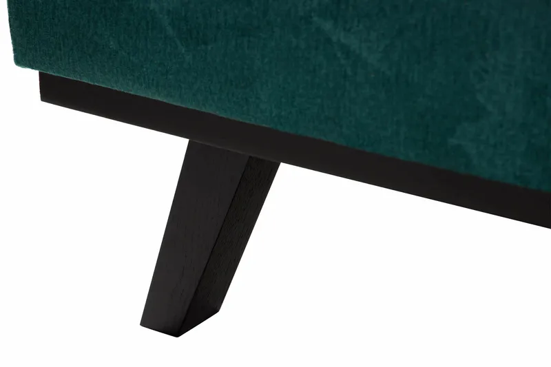 Copenhagen 5-sits Vänstervänd U-formad Soffa med Divan och Schäslong i Sammet - Grön - Möbler - Vardagsrum - Soffor - U-soffor