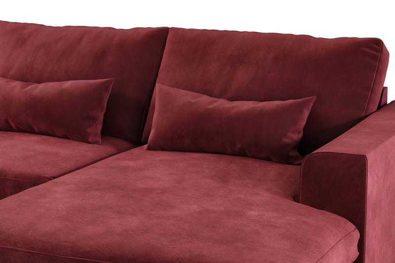 Copenhagen 5-sits Vänstervänd U-formad Soffa med Divan och Schäslong i Sammet - Lila - Möbler - Vardagsrum - Soffor - U-soffor