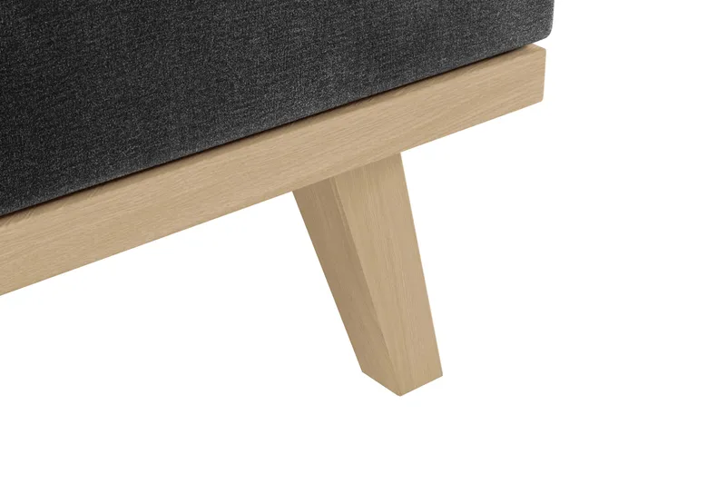 Copenhagen 5-sits Vänstervänd U-formad Soffa med Divan och Schäslong i Sammet - Mörkgrå - Möbler - Vardagsrum - Soffor - U-soffor