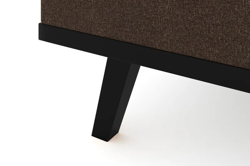 Copenhagen 5-sits Vänstervänd U-formad Soffa med Divan och Schäslong i Tyg - Brun - Möbler - Vardagsrum - Soffor - U-soffor