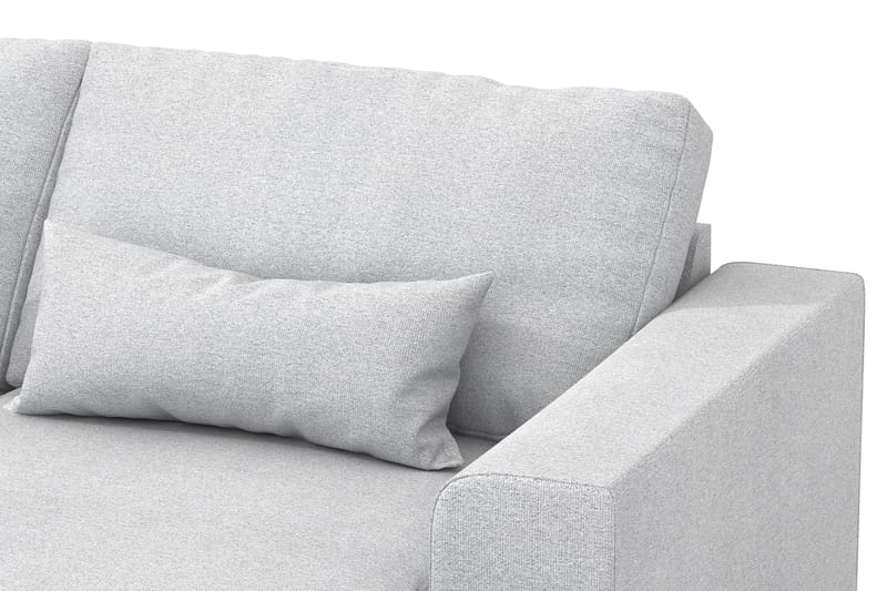 Copenhagen 5-sits Vänstervänd U-formad Soffa med Divan och Schäslong i Tyg - Ljusgrå - Möbler - Vardagsrum - Soffor - U-soffor
