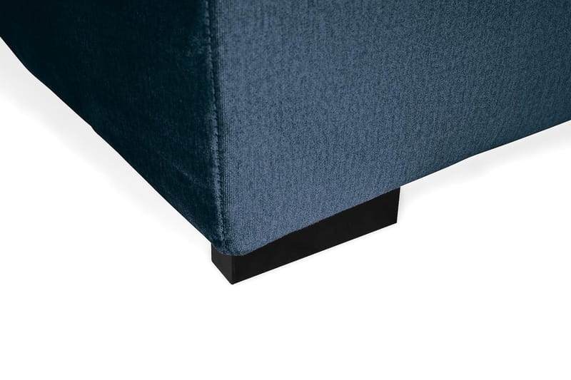 Crazy 4-sits Högervänd U-formad Large Soffa med Divan och Schäslong i Sammet - Blå - Möbler - Vardagsrum - Soffor - Sammetssoffor
