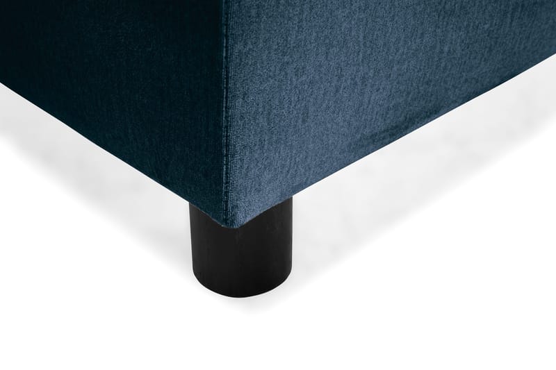 Crazy 4-sits Högervänd U-formad Large Soffa med Divan och Schäslong i Sammet - Blå - Möbler - Vardagsrum - Soffor - Sammetssoffor