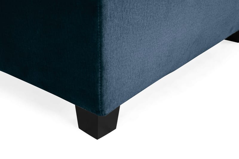 Crazy 4-sits Högervänd U-formad Large Soffa med Divan och Schäslong i Sammet - Blå - Möbler - Vardagsrum - Soffor - Sammetssoffor