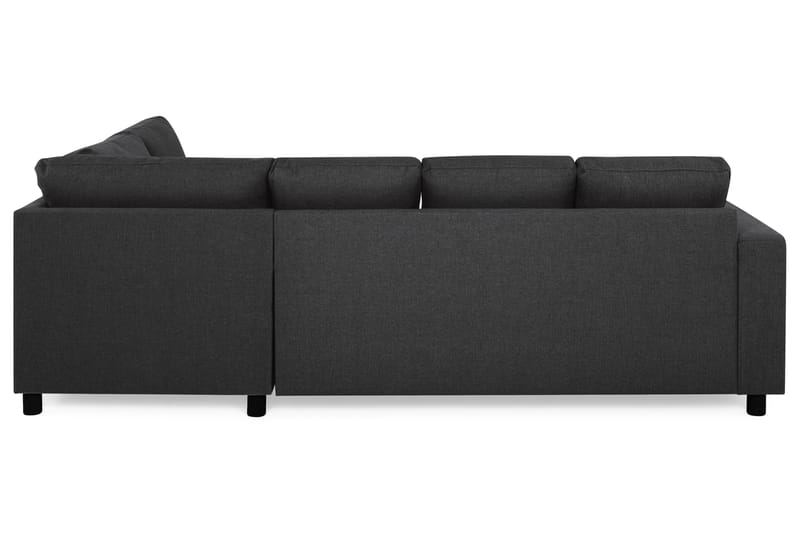 Crazy 4-sits Högervänd U-formad Large Soffa med Divan och Schäslong i Tyg - Antracit - Möbler - Vardagsrum - Soffor - U-soffor