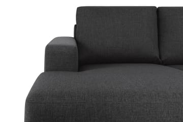 Crazy 4-sits Högervänd U-formad Large Soffa med Divan och Schäslong i Tyg - Antracit - Möbler - Vardagsrum - Soffor - U-soffor