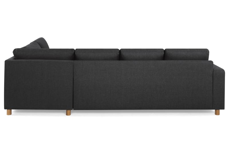 Crazy 4-sits Högervänd U-formad Large Soffa med Divan och Schäslong i Tyg - Antracit - Möbler - Vardagsrum - Soffor - U-soffor