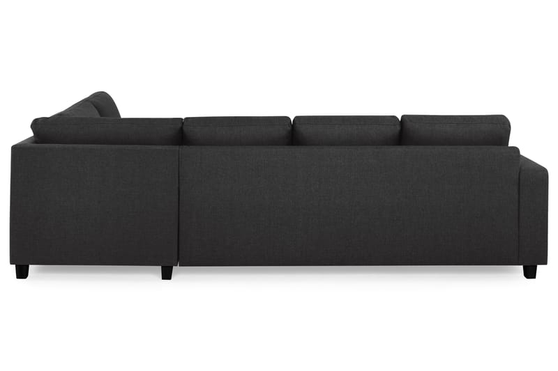Crazy 4-sits Högervänd U-formad Large Soffa med Divan och Schäslong i Tyg - Antracit - Möbler - Vardagsrum - Soffor - U-soffor