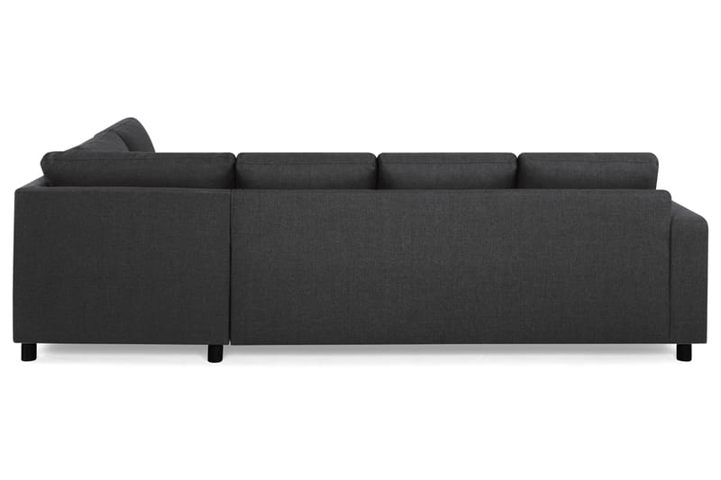 Crazy 4-sits Högervänd U-formad Large Soffa med Divan och Schäslong i Tyg - Antracit - Möbler - Vardagsrum - Soffor - U-soffor