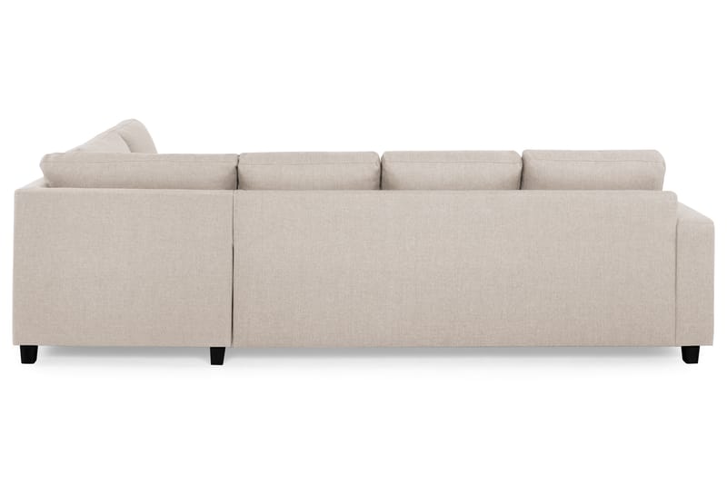 Crazy 4-sits Högervänd U-formad Large Soffa med Divan och Schäslong i Tyg - Beige - Möbler - Vardagsrum - Soffor - U-soffor
