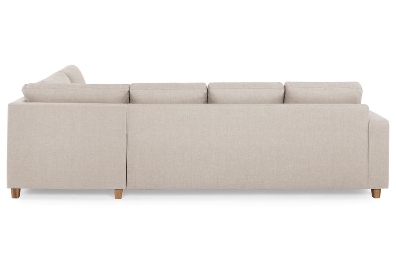 Crazy 4-sits Högervänd U-formad Large Soffa med Divan och Schäslong i Tyg - Beige - Möbler - Vardagsrum - Soffor - U-soffor