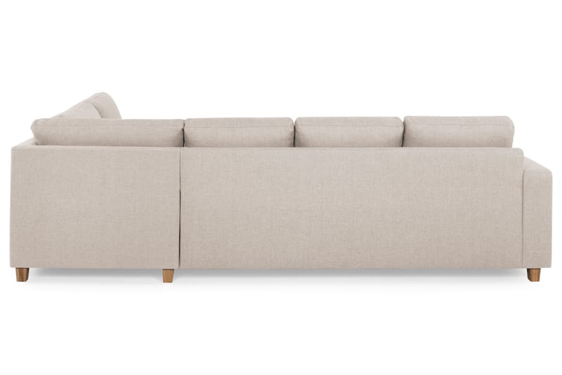 Crazy 4-sits Högervänd U-formad Large Soffa med Divan och Schäslong i Tyg - Beige - Möbler - Vardagsrum - Soffor - U-soffor