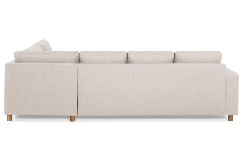 Crazy 4-sits Högervänd U-formad Large Soffa med Divan och Schäslong i Tyg - Beige - Möbler - Vardagsrum - Soffor - U-soffor