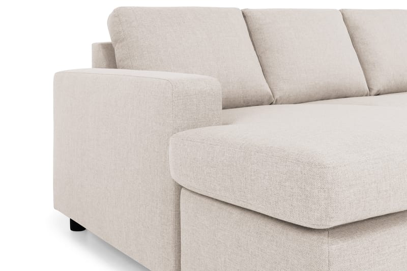 Crazy 4-sits Högervänd U-formad Large Soffa med Divan och Schäslong i Tyg - Beige - Möbler - Vardagsrum - Soffor - U-soffor