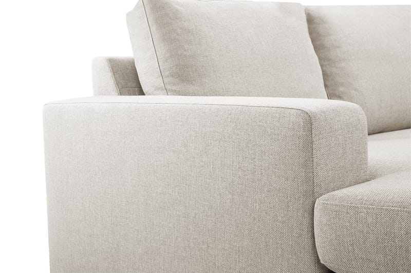 Crazy 4-sits Högervänd U-formad Large Soffa med Divan och Schäslong i Tyg - Beige - Möbler - Vardagsrum - Soffor - U-soffor