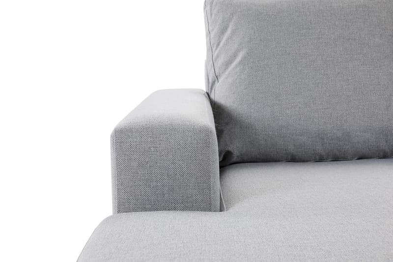 Crazy 4-sits Högervänd U-formad Large Soffa med Divan och Schäslong i Tyg - Grå - Möbler - Vardagsrum - Soffor - U-soffor