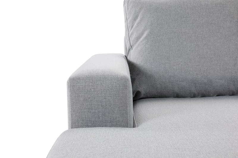 Crazy 4-sits Högervänd U-formad Large Soffa med Divan och Schäslong i Tyg - Grå - Möbler - Vardagsrum - Soffor - U-soffor