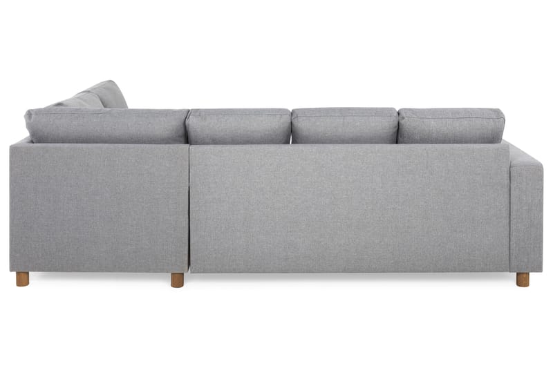 Crazy 4-sits Högervänd U-formad Large Soffa med Divan och Schäslong i Tyg - Grå - Möbler - Vardagsrum - Soffor - U-soffor