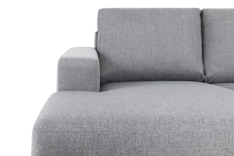 Crazy 4-sits Högervänd U-formad Large Soffa med Divan och Schäslong i Tyg - Grå - Möbler - Vardagsrum - Soffor - U-soffor