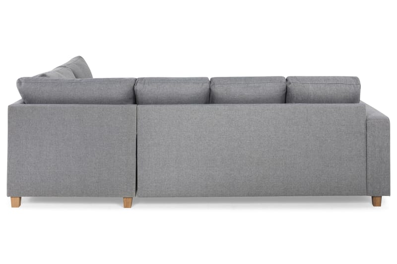 Crazy 4-sits Högervänd U-formad Large Soffa med Divan och Schäslong i Tyg - Grå - Möbler - Vardagsrum - Soffor - U-soffor