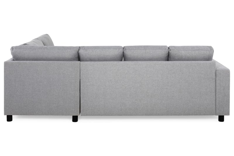 Crazy 4-sits Högervänd U-formad Large Soffa med Divan och Schäslong i Tyg - Grå - Möbler - Vardagsrum - Soffor - U-soffor