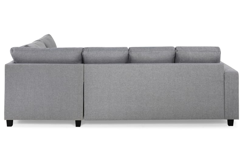 Crazy 4-sits Högervänd U-formad Large Soffa med Divan och Schäslong i Tyg - Grå - Möbler - Vardagsrum - Soffor - U-soffor