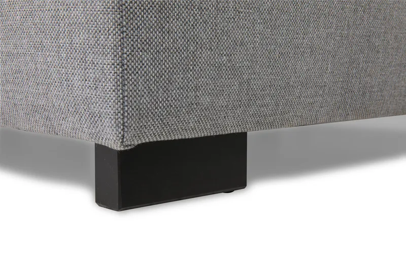 Crazy 4-sits Högervänd U-formad Large Soffa med Divan och Schäslong i Tyg inkl Kuvertkuddar - Grå - Möbler - Vardagsrum - Soffor - U-soffor