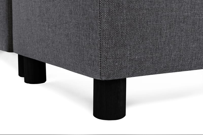 Crazy 4-sits Högervänd U-formad Large Soffa med Divan och Schäslong i Tyg - Mörkgrå - Möbler - Vardagsrum - Soffor - U-soffor