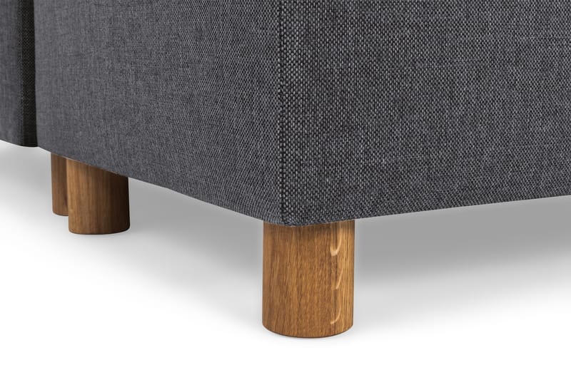 Crazy 4-sits Högervänd U-formad Large Soffa med Divan och Schäslong i Tyg - Mörkgrå - Möbler - Vardagsrum - Soffor - U-soffor