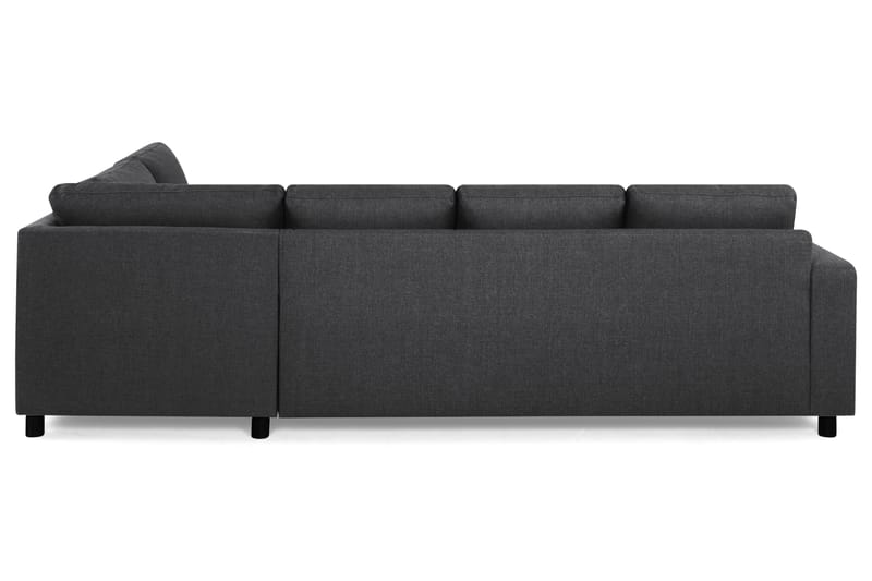 Crazy 4-sits Högervänd U-formad Large Soffa med Divan och Schäslong i Tyg - Mörkgrå - Möbler - Vardagsrum - Soffor - U-soffor