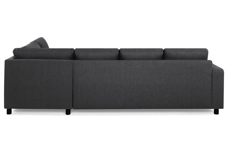 Crazy 4-sits Högervänd U-formad Large Soffa med Divan och Schäslong i Tyg - Mörkgrå - Möbler - Vardagsrum - Soffor - U-soffor