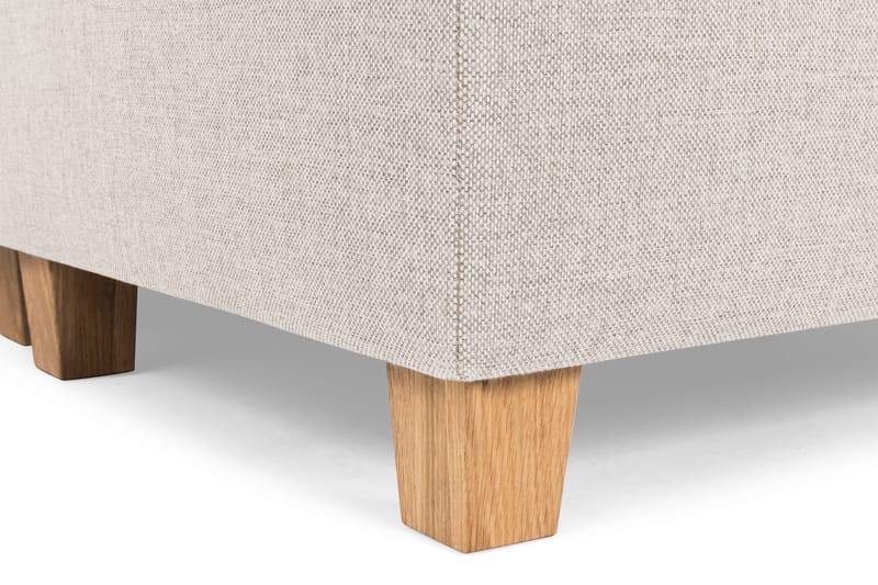 Crazy 4-sits Högervänd U-formad Small Soffa med Divan och Schäslong i Tyg - Beige - Möbler - Vardagsrum - Soffor - U-soffor