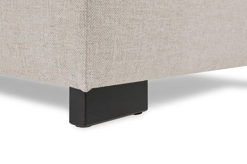 Crazy 4-sits Högervänd U-formad Small Soffa med Divan och Schäslong i Tyg - Beige - Möbler - Vardagsrum - Soffor - U-soffor