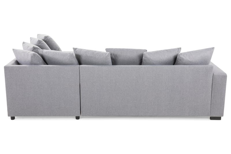 Crazy 4-sits Högervänd U-formad Small Soffa med Divan och Schäslong i Tyg inkl Kuvertkuddar - Grå - Möbler - Vardagsrum - Soffor - U-soffor