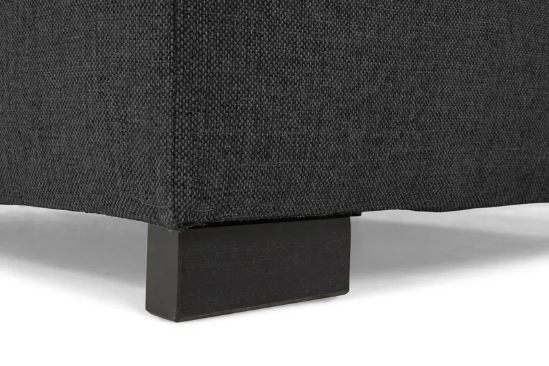 Crazy 4-sits Högervänd U-formad Small Soffa med Divan och Schäslong i Tyg inkl Kuvertkuddar - Mörkgrå - Möbler - Vardagsrum - Soffor - U-soffor