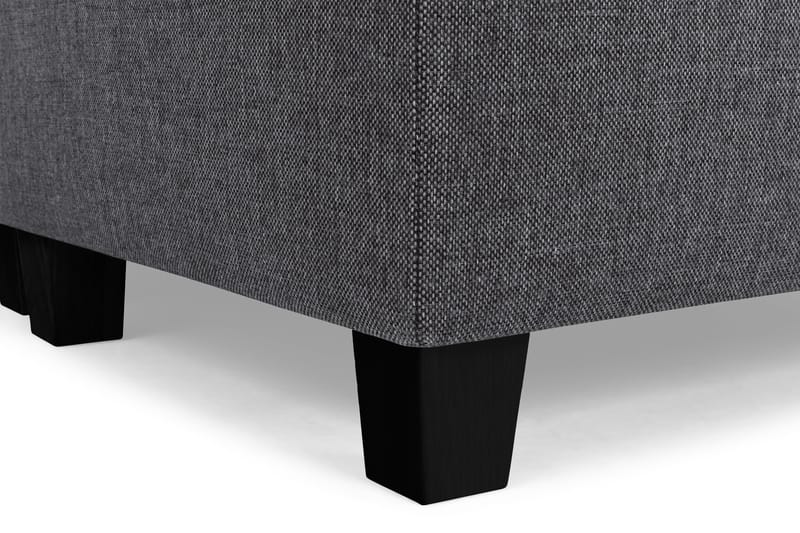 Crazy 4-sits Högervänd U-formad Small Soffa med Divan och Schäslong i Tyg - Mörkgrå - Möbler - Vardagsrum - Soffor - U-soffor