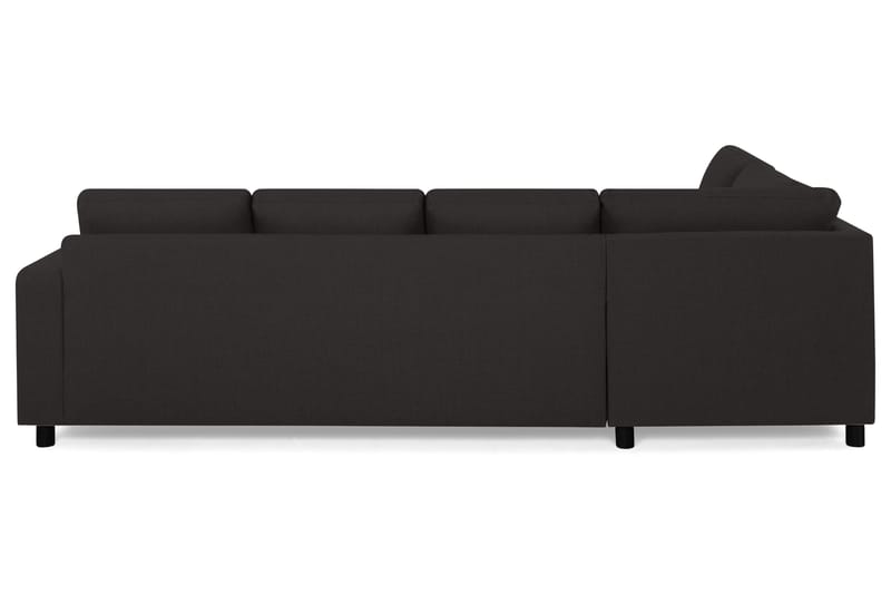 Crazy 4-sits Vänstervänd U-formad Large Soffa med Divan och Schäslong i Tyg - Antracit - Möbler - Vardagsrum - Soffor - U-soffor
