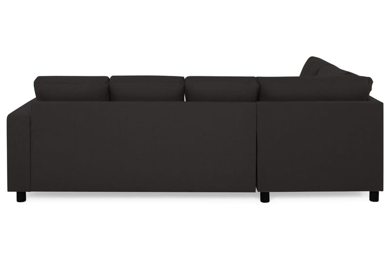 Crazy 4-sits Vänstervänd U-formad Large Soffa med Divan och Schäslong i Tyg - Antracit - Möbler - Vardagsrum - Soffor - U-soffor