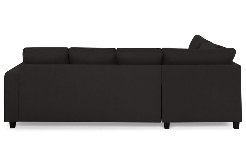 Crazy 4-sits Vänstervänd U-formad Large Soffa med Divan och Schäslong i Tyg - Antracit - Möbler - Vardagsrum - Soffor - U-soffor