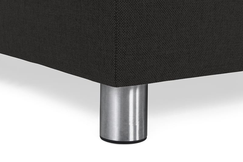 Crazy 4-sits Vänstervänd U-formad Large Soffa med Divan och Schäslong i Tyg - Antracit - Möbler - Vardagsrum - Soffor - U-soffor