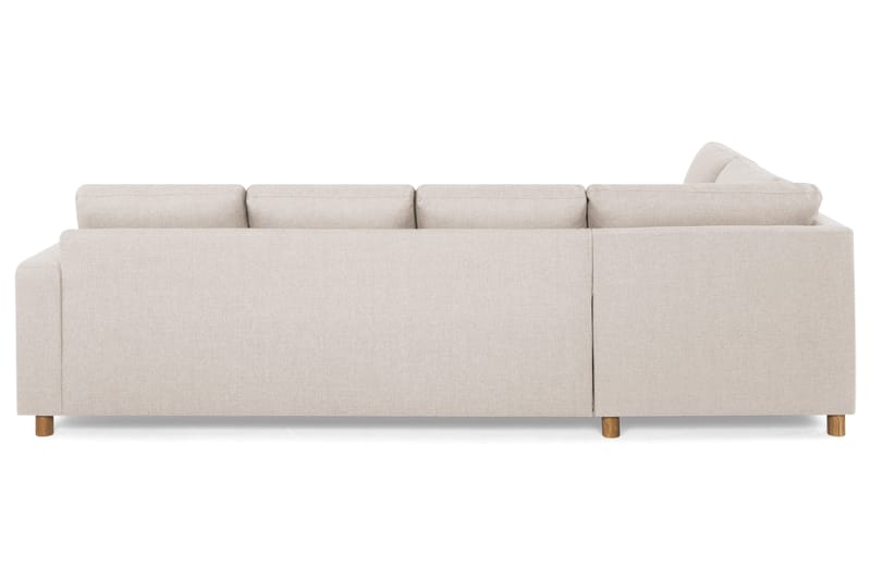 Crazy 4-sits Vänstervänd U-formad Large Soffa med Divan och Schäslong i Tyg - Beige - Möbler - Vardagsrum - Soffor - U-soffor