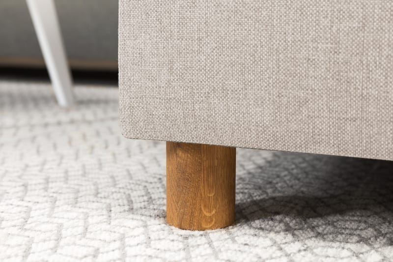 Crazy 4-sits Vänstervänd U-formad Large Soffa med Divan och Schäslong i Tyg - Beige - Möbler - Vardagsrum - Soffor - U-soffor