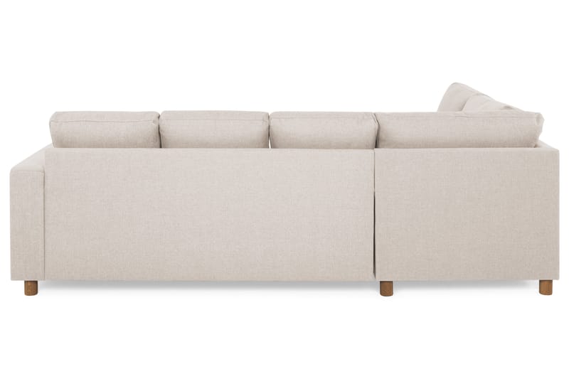 Crazy 4-sits Vänstervänd U-formad Large Soffa med Divan och Schäslong i Tyg - Beige - Möbler - Vardagsrum - Soffor - U-soffor