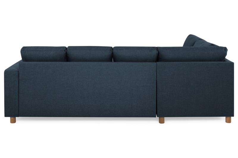 Crazy 4-sits Vänstervänd U-formad Large Soffa med Divan och Schäslong i Tyg - Blå - Möbler - Vardagsrum - Soffor - U-soffor