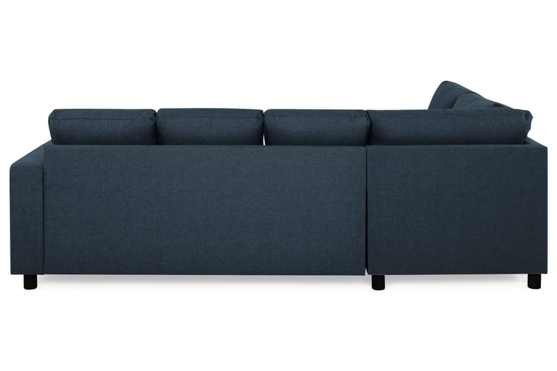 Crazy 4-sits Vänstervänd U-formad Large Soffa med Divan och Schäslong i Tyg - Blå - Möbler - Vardagsrum - Soffor - U-soffor