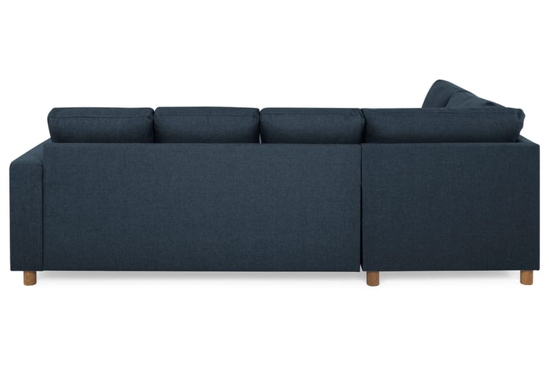 Crazy 4-sits Vänstervänd U-formad Large Soffa med Divan och Schäslong i Tyg - Blå - Möbler - Vardagsrum - Soffor - U-soffor